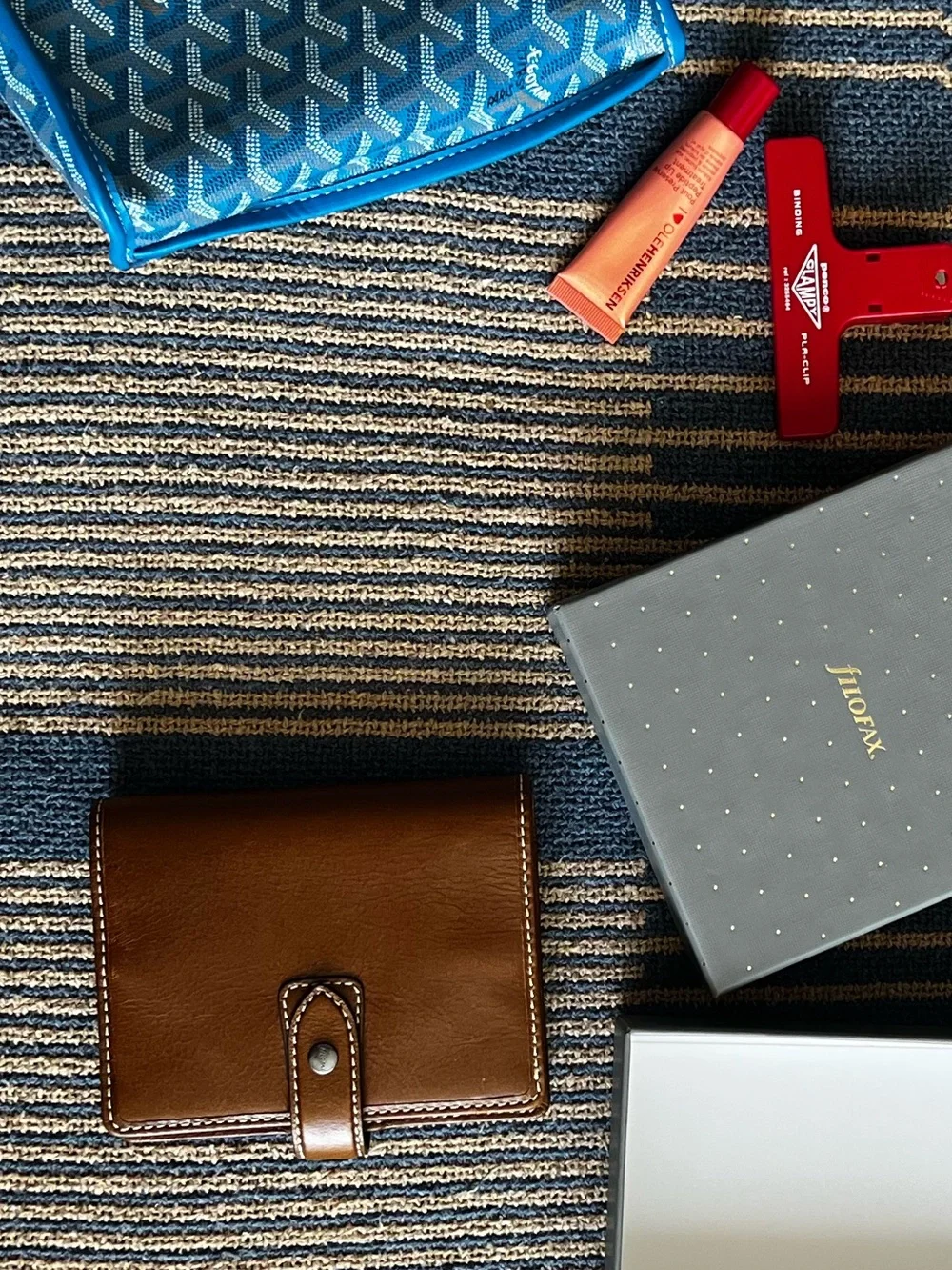 Filofax Malden Pocket 6-Ring Organizer in Ochre Leather
